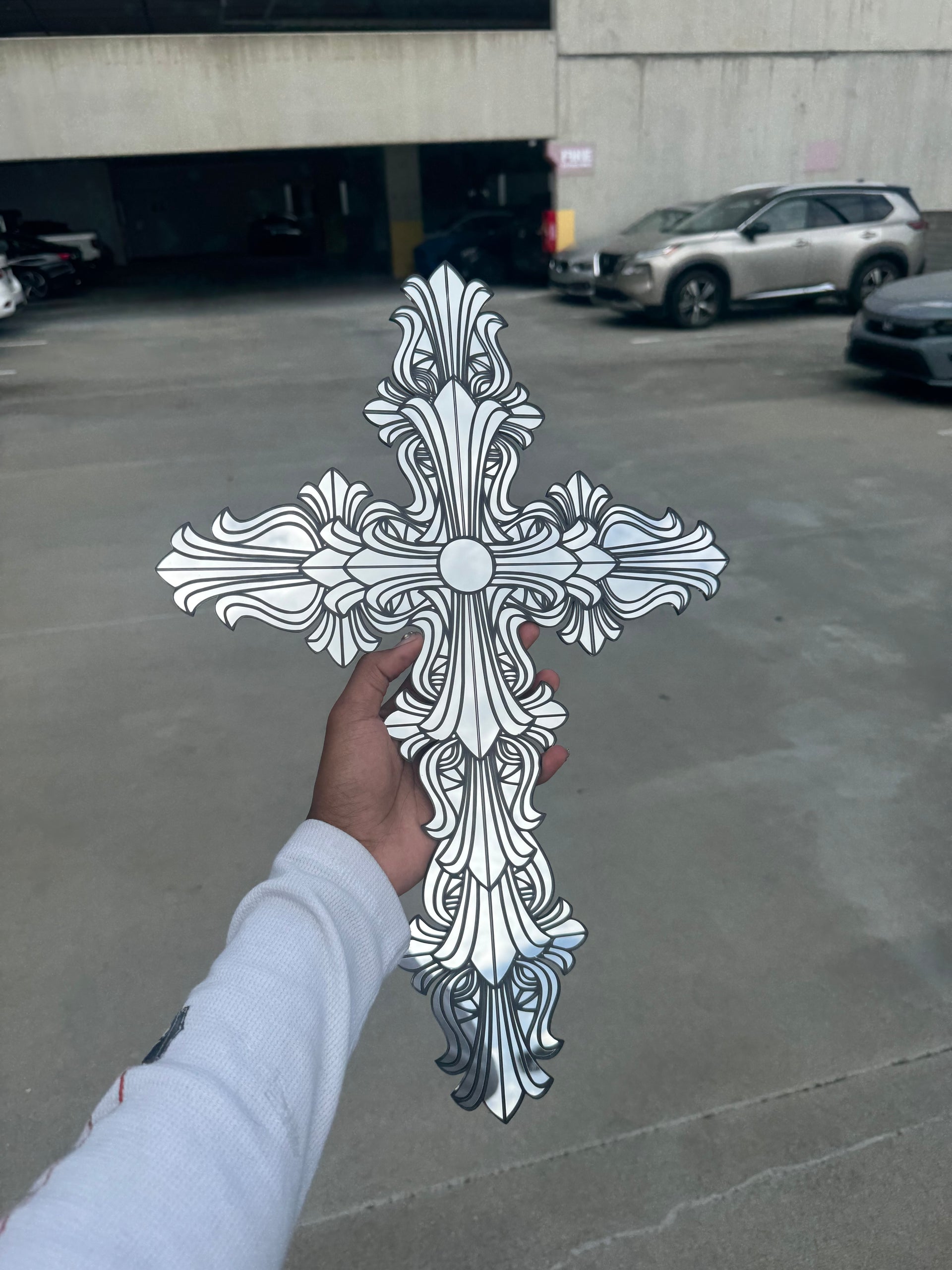 CHROME SPINAL MIRROR