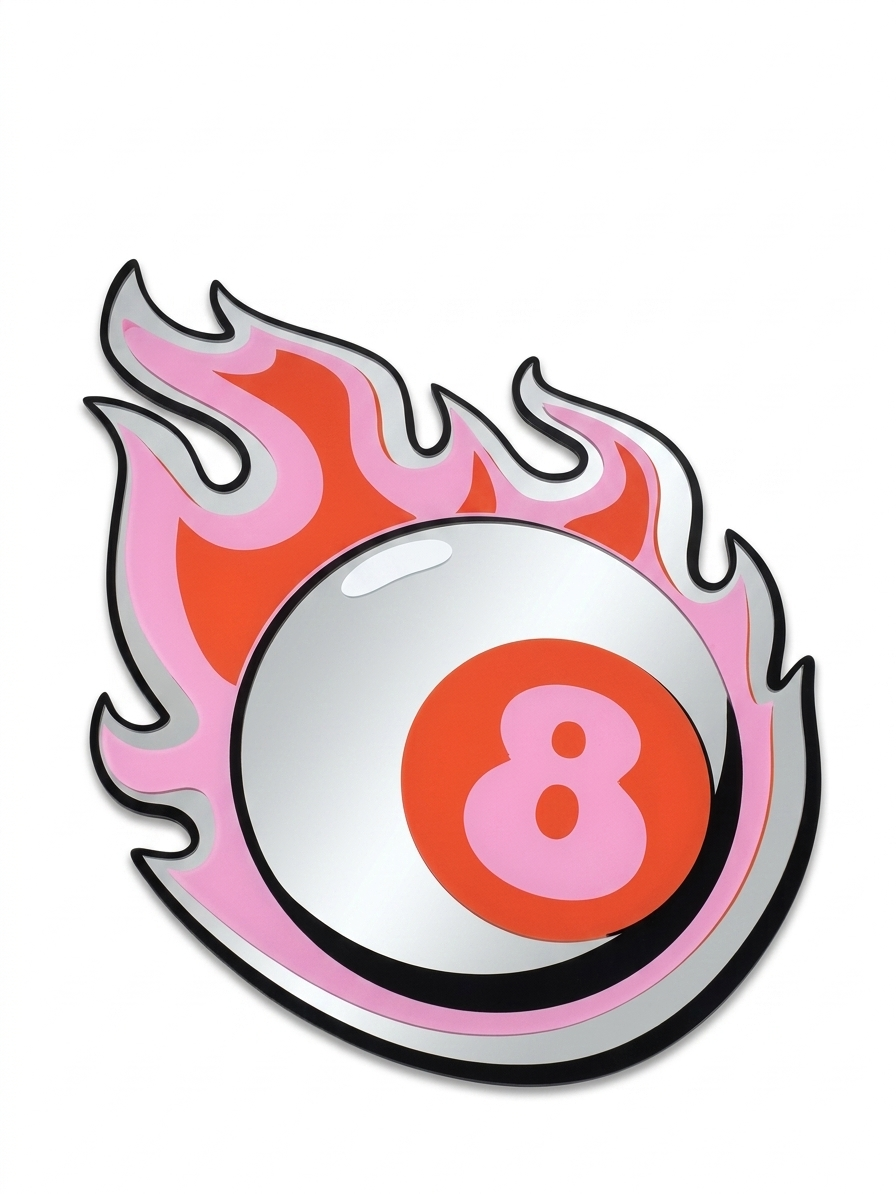 8 BALL MIRROR