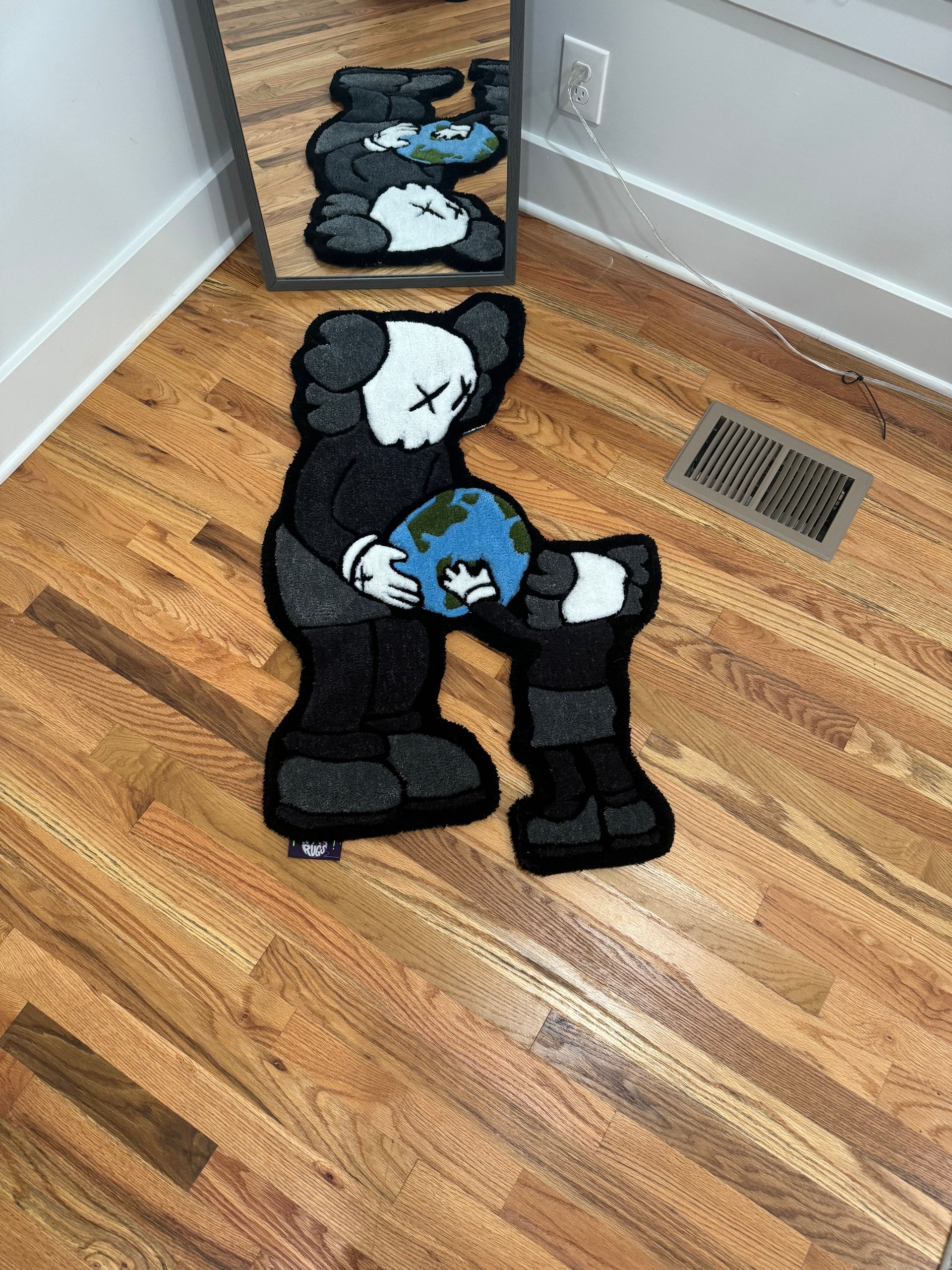 Kaws World Is Yours Rug