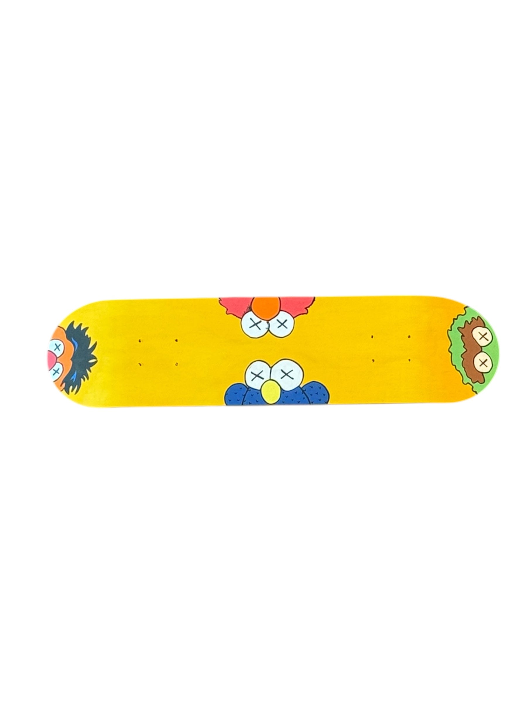 KAWS X ELMO STREET SKATE DECK