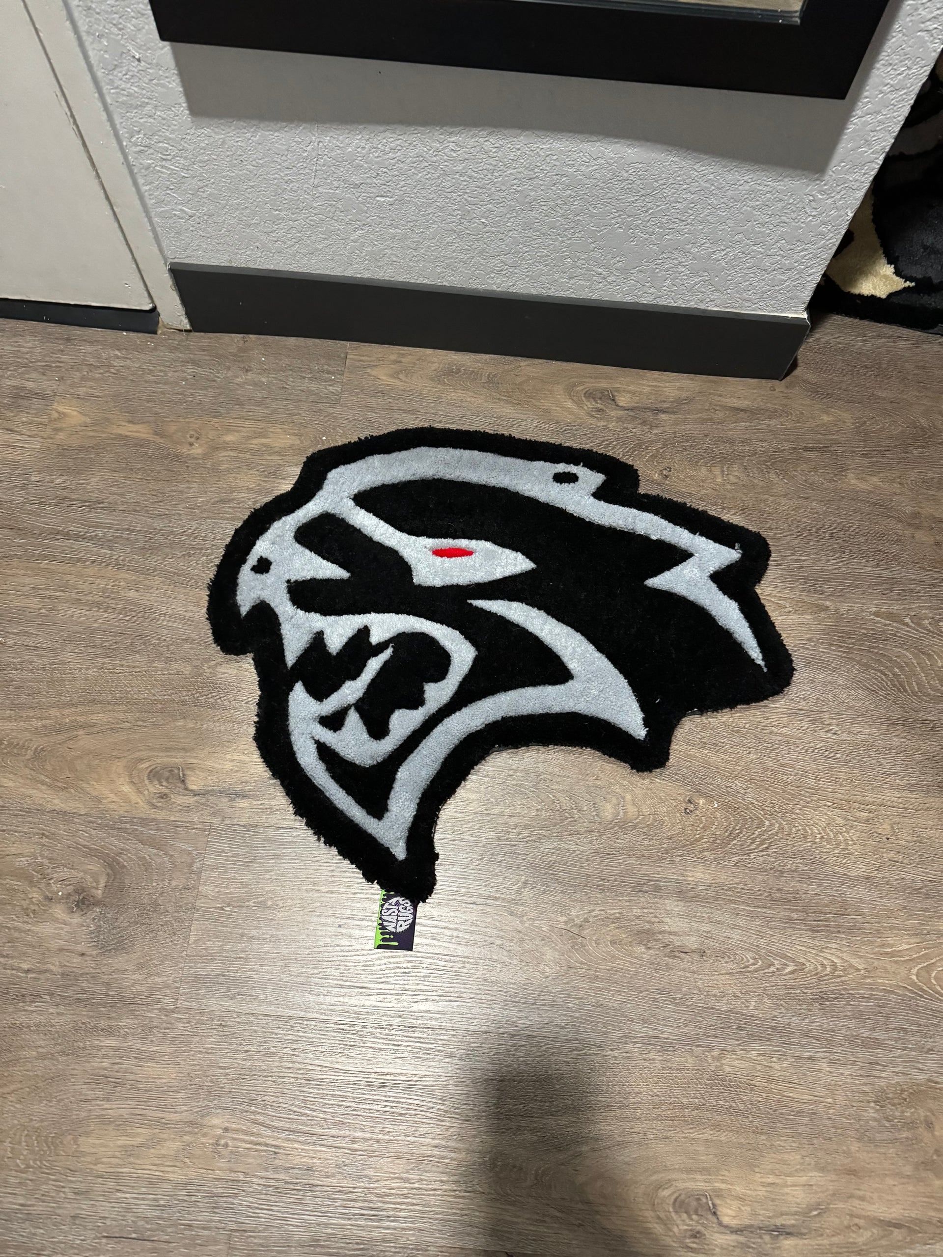 HELL CAT LOGO RUG