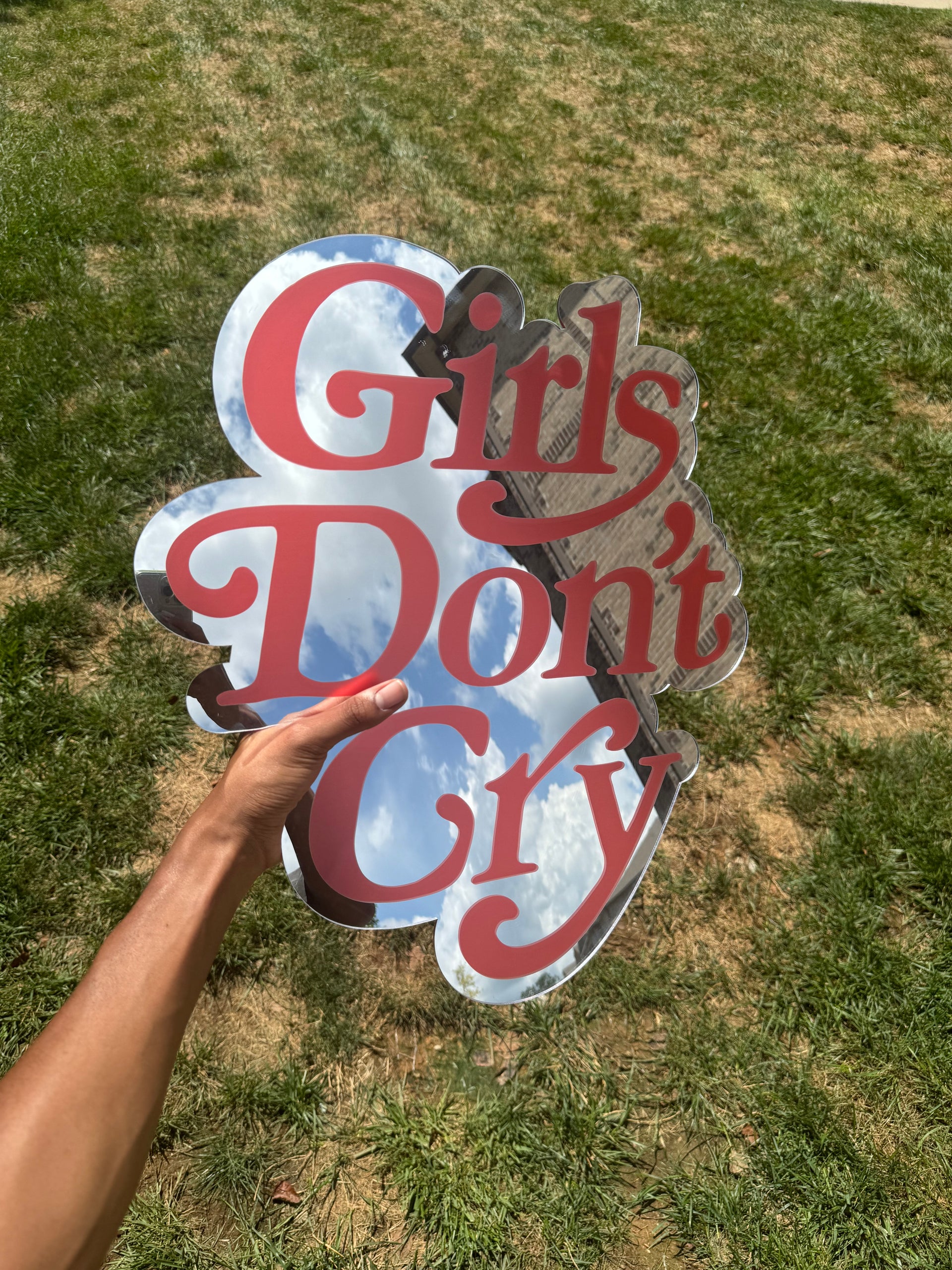 GIRLS DON’T CRY CUSTOM MIRROR