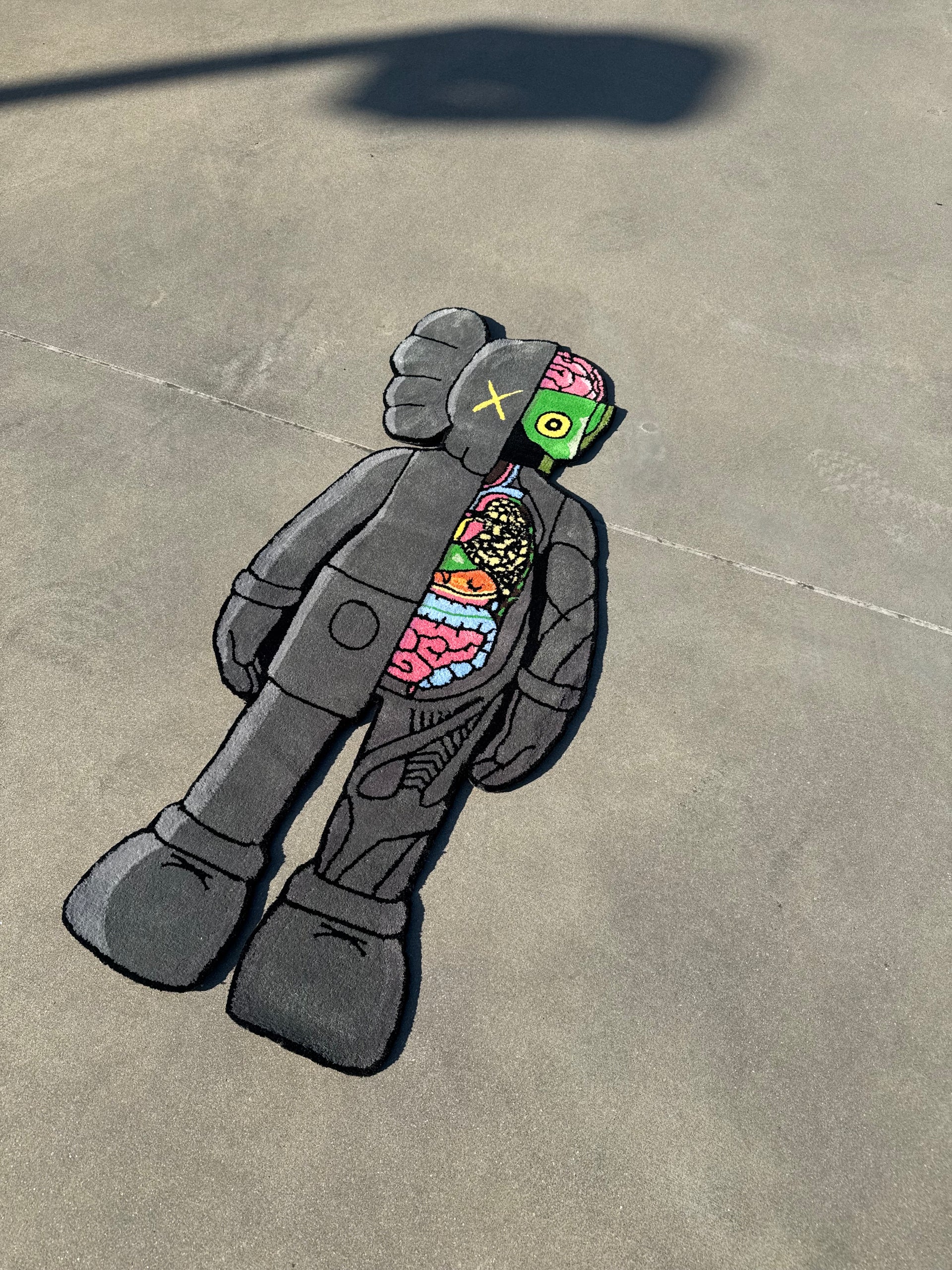 KAWS ANATOMY RUG