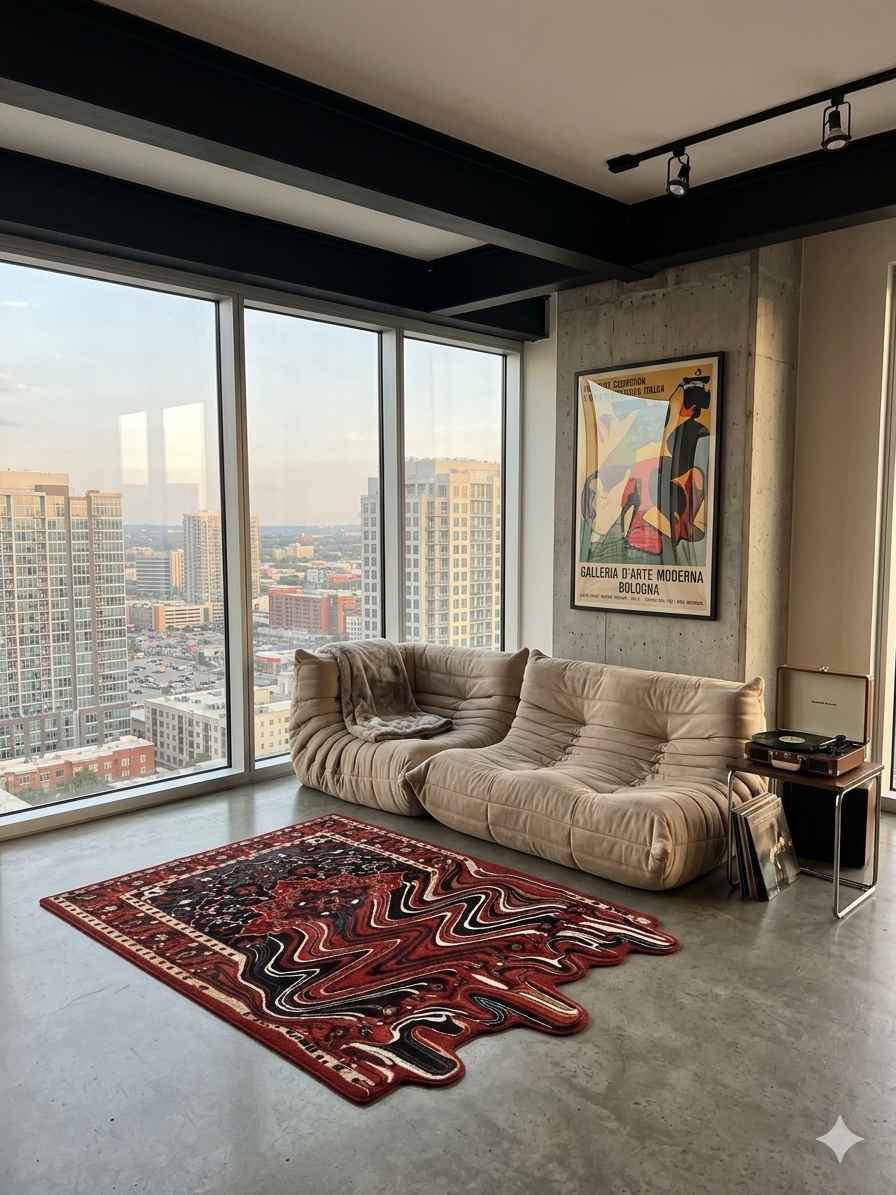 Drip Medallion Rug