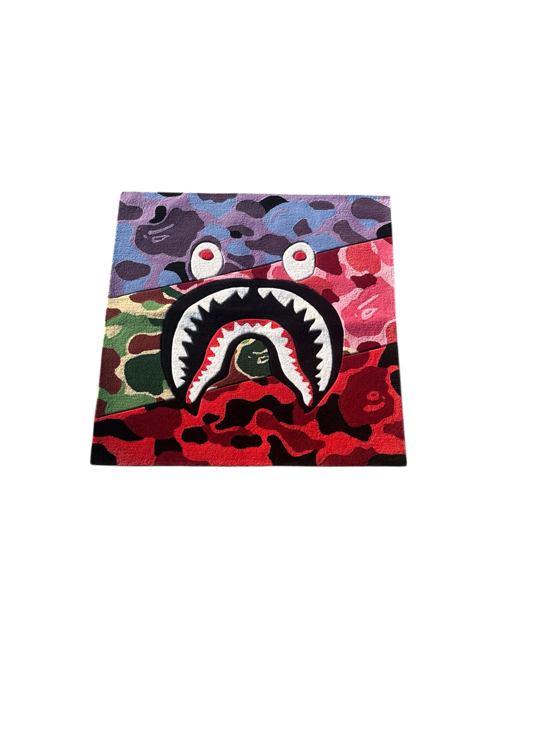 BAPE Shark Camo Rug