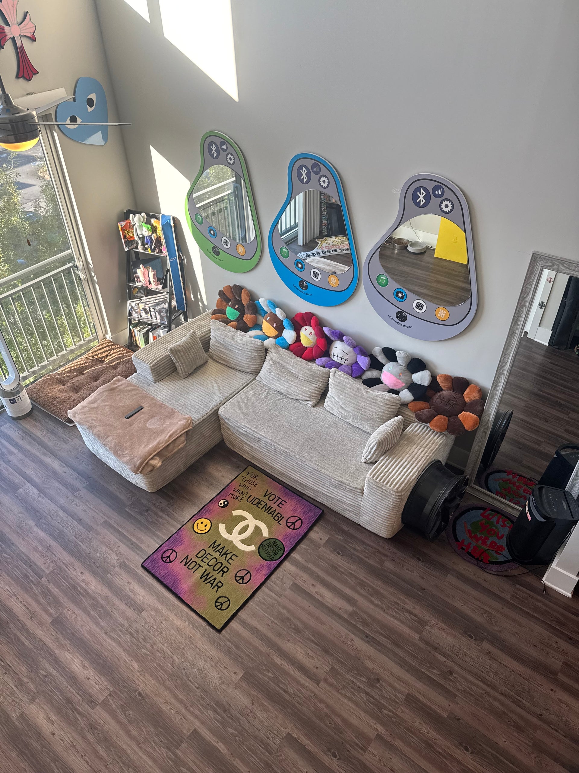 Graffiti Corner Rug