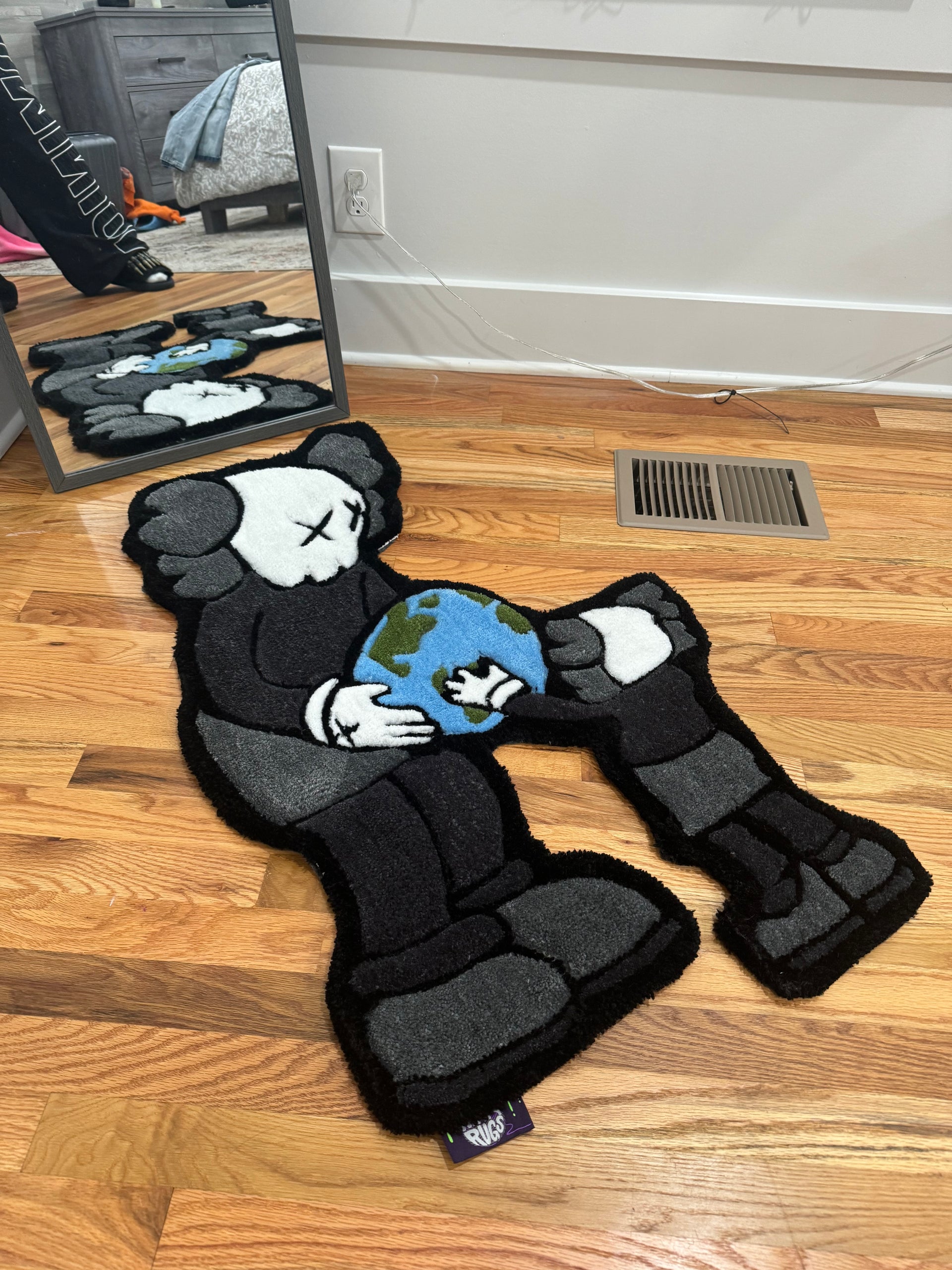 Kaws World Is Yours Rug