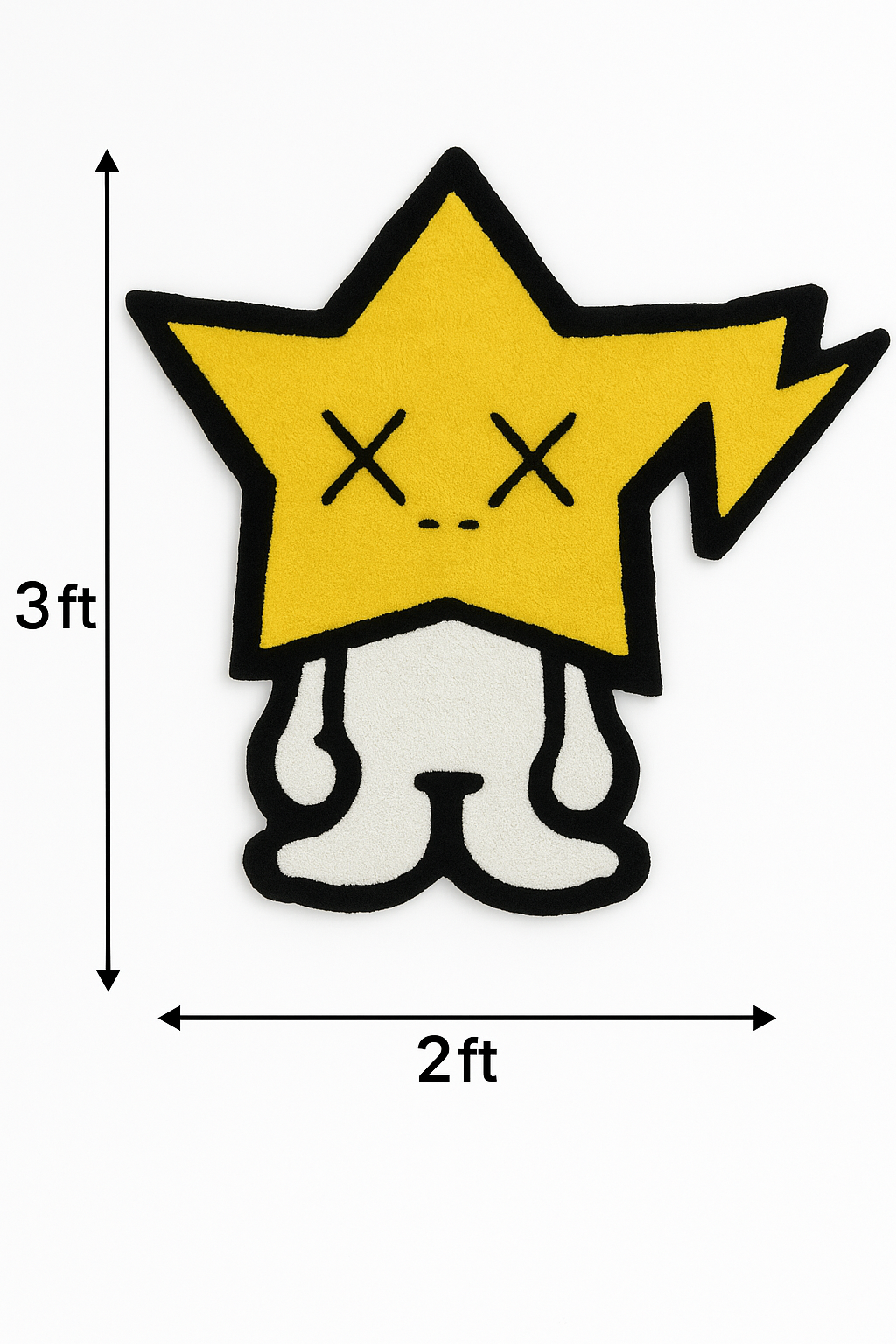 BAPE KAWS COLLAB RUG