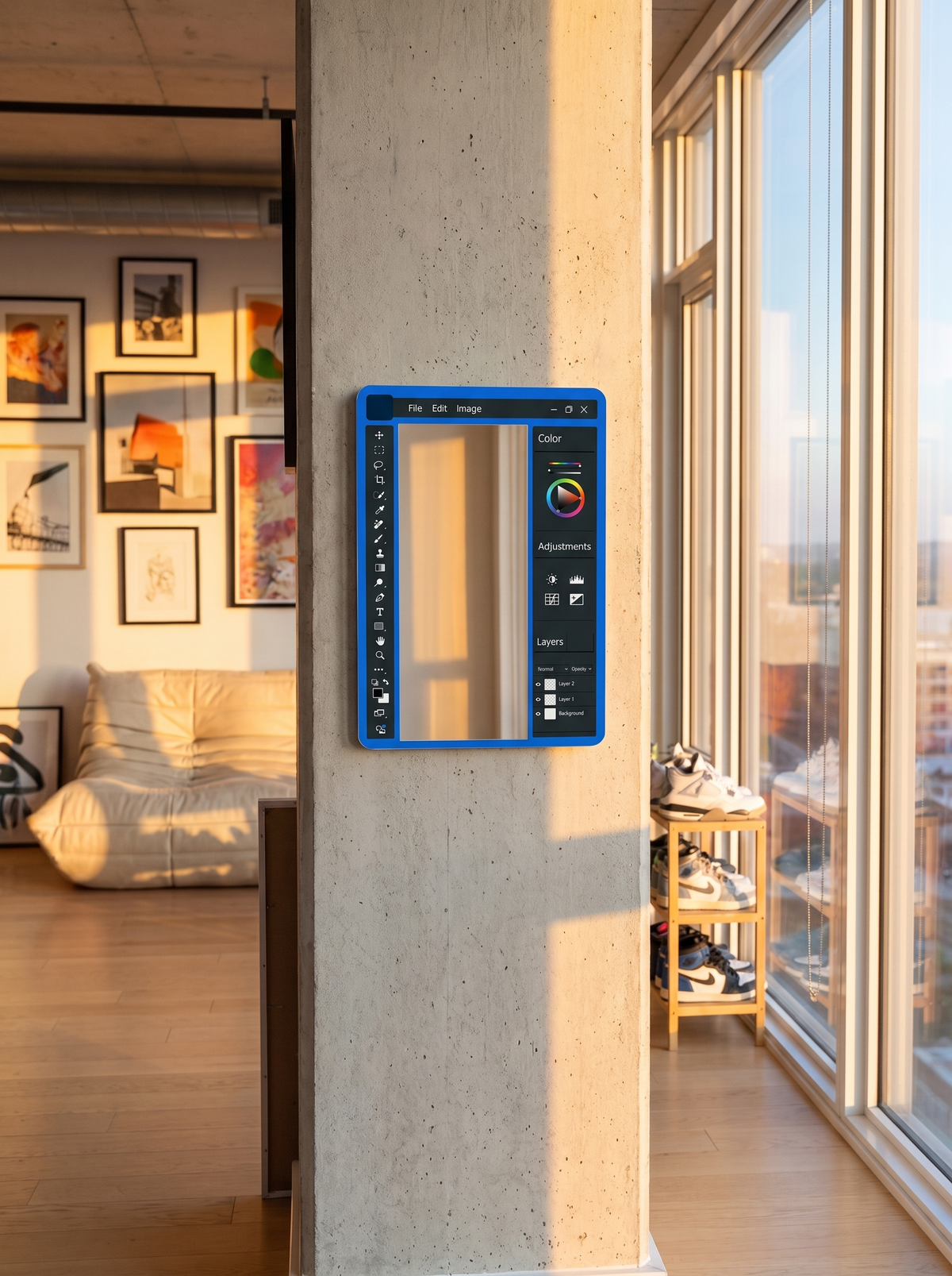Creative Suite Mirror lifestyle loft