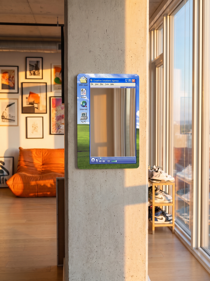 Vintage Desktop Mirror lifestyle loft AirDrop style