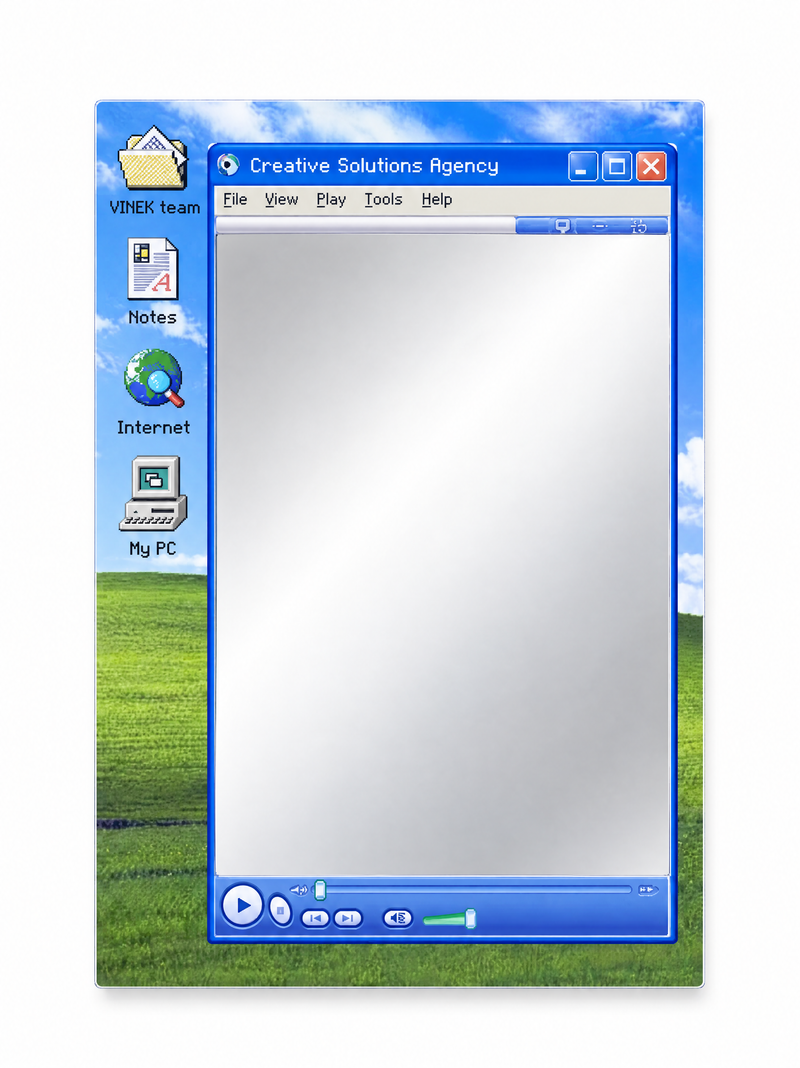 Vintage Desktop Mirror